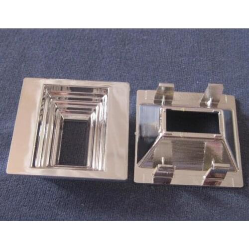 YEO-37.2 High quality Led Reflector Cup, With 4 feets, Size: 37.2X37.2X12.5mm, Degree: 80*100 , Clean Surface, PC Materials