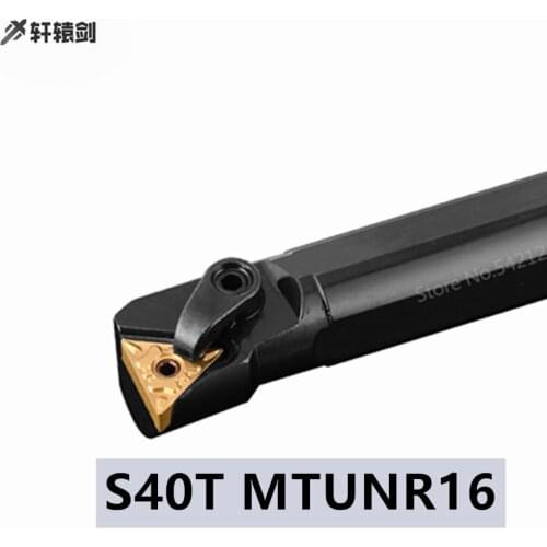 1PC S40T MTUNR16 MTUNL16 CNC Lathe Tool MTUNR Rod Internal Turning Holder For TNMG Carbide Inserts