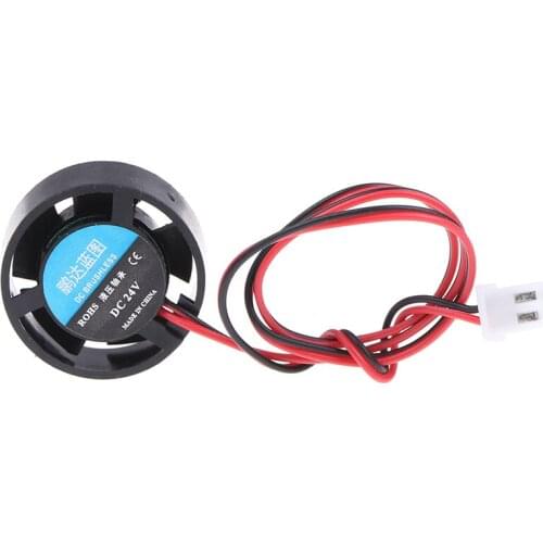 25.5x10mm 5V 9V 12V 24V Round Mini Cooling Fan for LED Lamps Computer Radiator