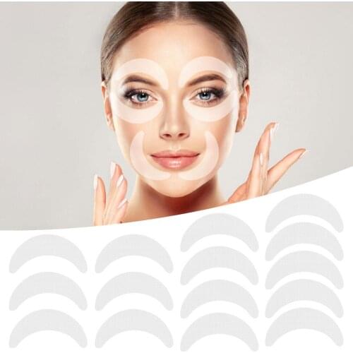 256pcs Silicone Wrinkle Removal Sticker Facial Lifting Strips Set Forehead Neck Line Remover Eye Patches Anti Aging Skin Pads