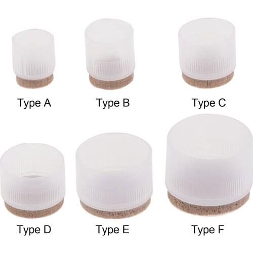 8 Anti Slip Feet Cups Table Legs Caps Round Plastic Tube End Covers Foot Pads Furniture Mats Floor Guards Chair Legs Protectors