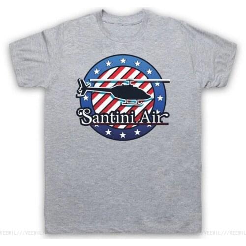 AIRWOLF SANTINI AIR HELICOPTER 1980s TV UNOFFICIAL T-Shirt MENS LADIES Wholesale T Shirt