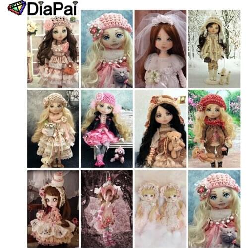 DIAPAI 5D DIY Diamond Painting 100% Full Square/Round Drill "Cartoon girl" 3D Embroidery Cross Stitch Home Decor