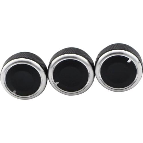 Carmilla Car Styling Auto Accessory Heat Control Knob Car Air Conditioning Knob AC Knob for Honda City Crider Aluminum Alloy