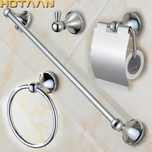 Free shipping,304# Stainless Steel Bathroom Accessories Set,Robe hook,Paper Holder,Towel Bar,Towel ring,bathroom sets,YT-10600-A