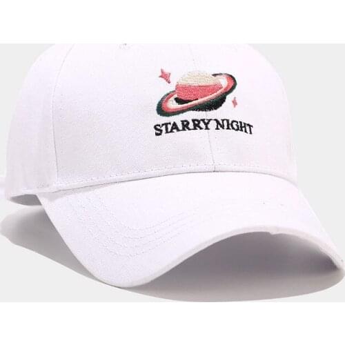 Cotton Planet Embroidery Casquette Baseball Cap Adjustable Snapback Hats for Men and Women 260