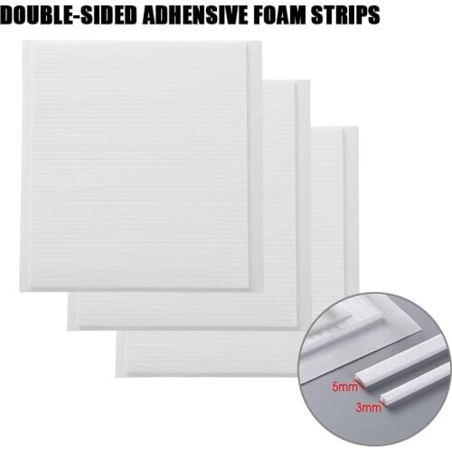 13.8cm Length Double-sided Adhesive Foam Sticker Strips For Creating Shaker Cards Or Adding Dimension To Your Projects