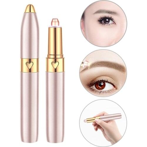 Electric Eyebrow Trimmer Mini Shaver Razors Portable Epilator Pen Body Facial Hair Remover Painless Shaving Machine Depilador 43