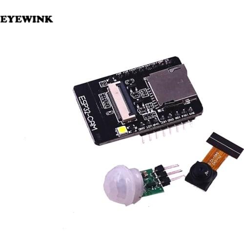 ESP32-CAM Mini IR Pyroelectric Infrared PIR Motion Human Sensor Photo Capture Micro SD Card 2.0MP AM312 Wireless WiFi Bluetooth