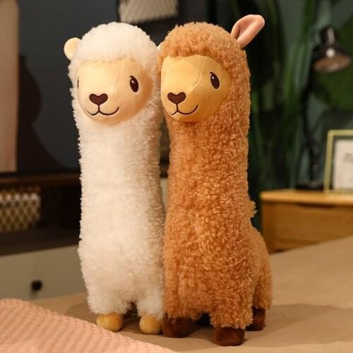 33/43/53cm Plush toy alpaca soft stuffed doll alpaca baby playing accompany toy children girls birthday gift home decoration
