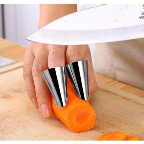 Kitchen gadget Stainless Steel Hand Finger Protector Knife Cut Slice Safe Guard For Kitchen Tool Accessories