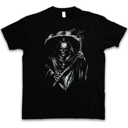 You Belong To Me The Death Skeleton Scythe Cloak Hood T-Shirt Cotton O-Neck Short Sleeve Mens T Shirt New Size S-3XL