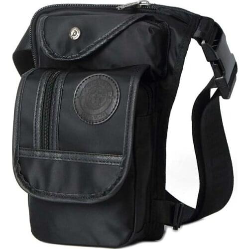 Men Waist Pack Waterproof Nylon/Canvas Messenger Shoulder Bags CrossBody Motorcycle Rider Bum Hip Belt Purse Fanny Drop Leg Bags