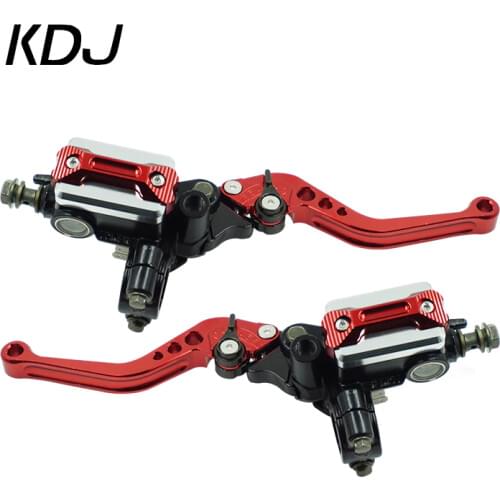 7/8" Left and Right Handlebar Motorcycle Hydraulic Brake Master Cylinder Clutch Levers Sets For Honda Yamaha Suzuki
