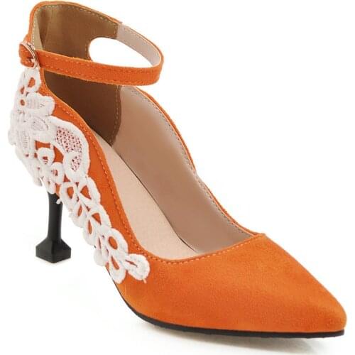 In the spring of 2019 the new fashion cat pointed mouth shallow single shoe with high female 31-43