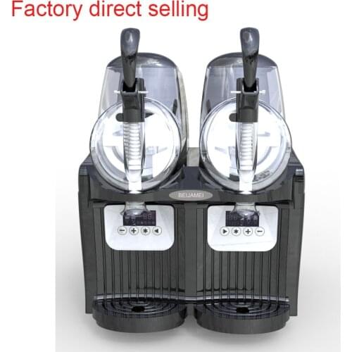 Hotel Equipment Slush Making Machine Frozen Juice Cold Drinking Ice Cream Snow Melting Machine 2.5L*2