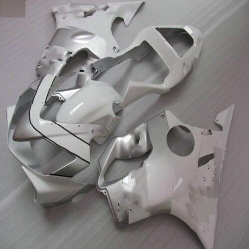Dor-Injection mold Motorcycle fairing kit for honda white CBR 600 F4i 01 02 03 fairings CBR600 F4i 2001 2002 2003