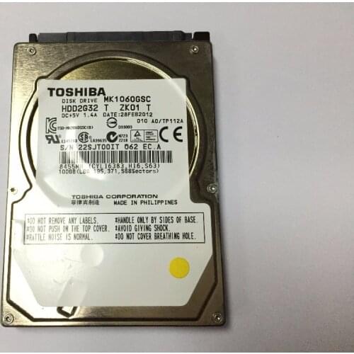 Wholesales Original Disk drive MK1060GSC HDD2G32 E ZK01 DC+5V 1.4A 100GB For Car HDD navigation systems made in Japan