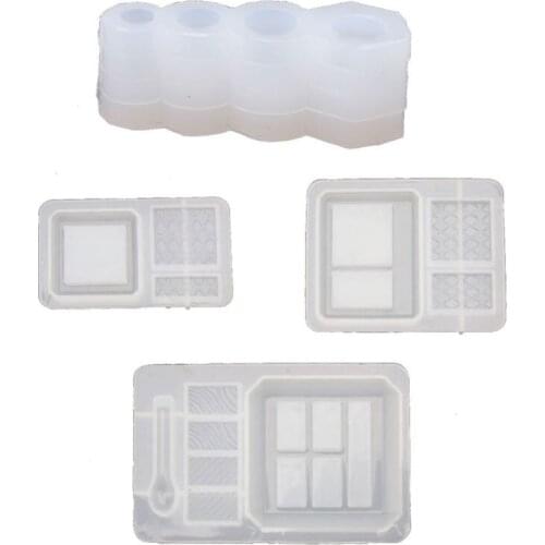 Lipstick Eyeshadow Palette Epoxy Resin Mold Makeup Case Keychain Pendant Mold