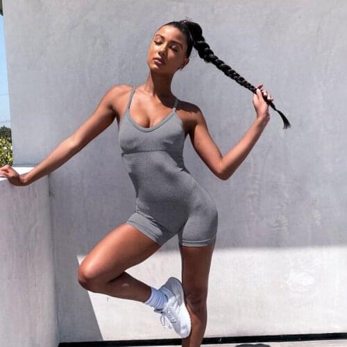 Sports Wear for Women Gym Legging Yoga Set Aerial Yoga Jumpsuit Body Training Fitness Backless Ballet Dance Jumpsuit Gym Clothes