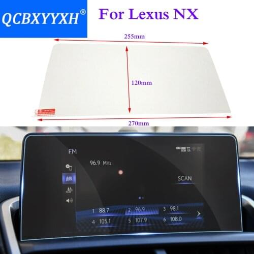 QCBXYYXH Car Styling GPS Navigation Screen Glass Protective Film For Lexus NX 200 NX200T NX300 Control LCD Screen Car Sticker