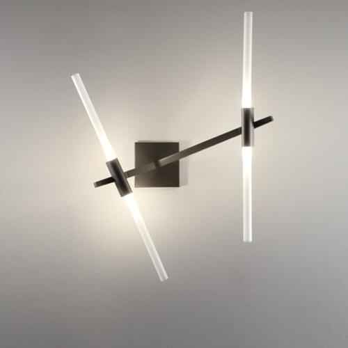 G9 led Postmodern Iron Glass Black Gold Branch LED Lamp LED Light Wall lamp Wall Light Wall Sconce For Bedroom Corridor