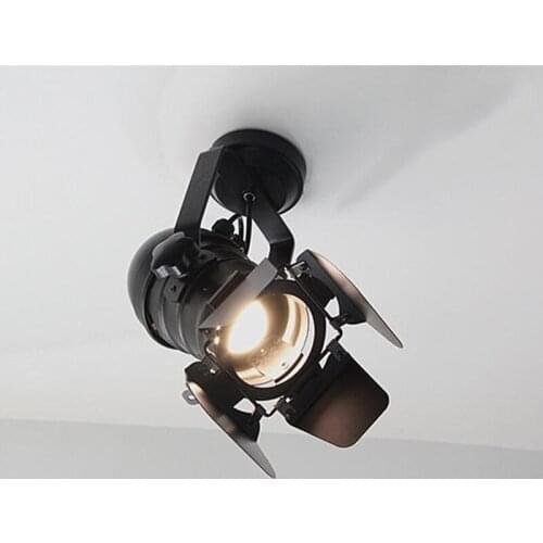 Led Wall Lamp Track American Retro Country Loft Style Lamps Industrial Vintage Iron Wall Light For Bar Cafe Home Lighting