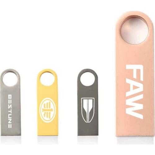 Usb flash drive 16GB 32GB Pen Drive waterproof metal u disk For FAW Admiral Bora Jinn Vita Vita Sedan Xiali Hon Car U Disk