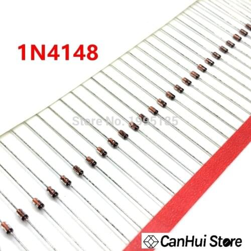 100/500PCS do-35 1N4148 IN4148 High-speed switching diodes