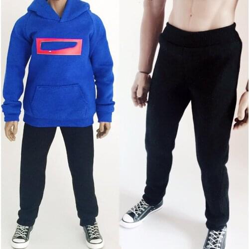 1:6 Male Figure Accessory Fashion Male Trousers Casual sports Pants Camouflage / Black For male 12" Figure body