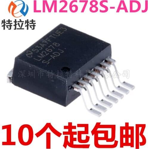 10pcs/lot LM2678S-ADJ LM2678SX-ADJ TO-263 Adjustable Voltage Regulator Tube Chip Brand New & Original