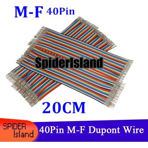 100PCS For 3D Printer 2.54mm 40pin dupont cable jumper wire dupont line male to female dupont Wire 20CM not include DuPont head