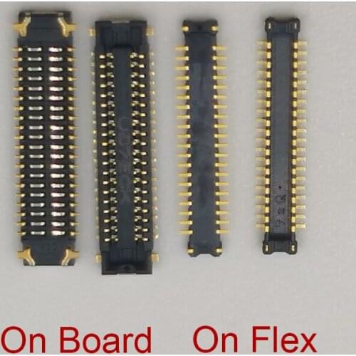 2pcs 40pin LCD Display Flex FPC Connector For Xiaomi Redmi 8 8A 9T Note9 Note 9 9S Note9s M3 M2 Pro Screen Plug On Motherboard