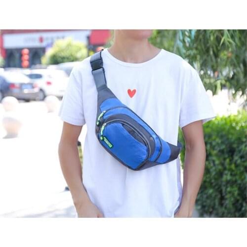 2021 Men Waist Bag pack Purse Casual Belt Bag Pouch Canvas Travel Phone Bag