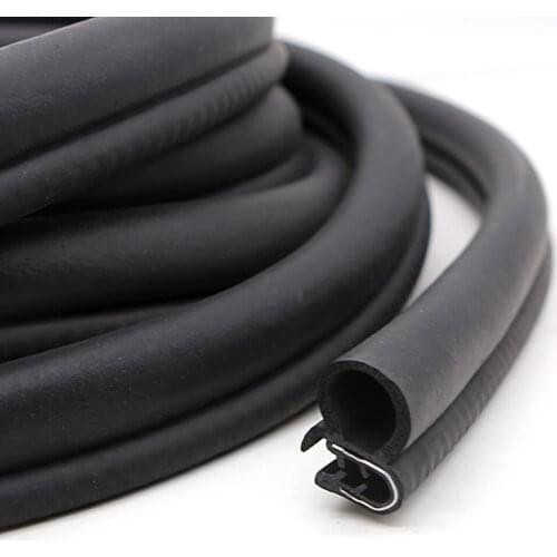 4.3M Black Round Shape Auto Car Door Edge Seal Protector Strip for BMW E60 E36 F10 F20 F30 Peugeot 206 207 Golf 6 7 Audi A3