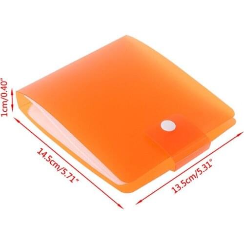 12 Sleeves DVD Disc Carry Wallet Candy Color Case Holder Storage Cover Bag G5AE