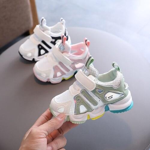 Kids Shoes Baby Summer Sport Shoes Breathable Sandals Fashion Boys Girls Running Sandals Soft Bottom Non-slip SBB006
