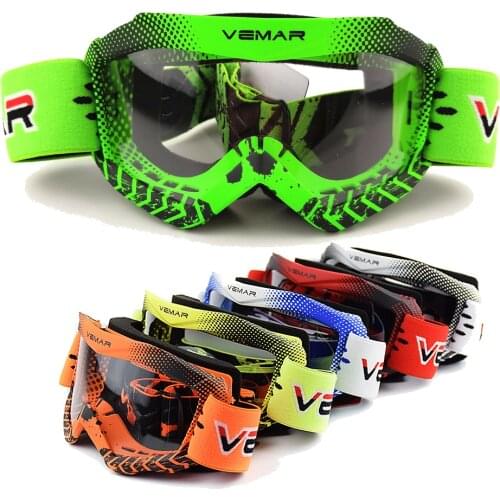 Vemar Kids Motorcycle Glasses Childen Motocross Racing goggles Child ATV MX Motorbike Dirt Bike Ski Goggles Moto Helmet Glasses