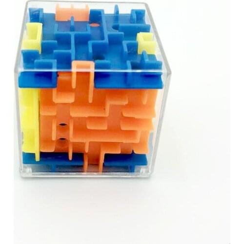 Mini Maze Ball Early Learning 6 stage Puzzle Maze Toy Child 3d Bead