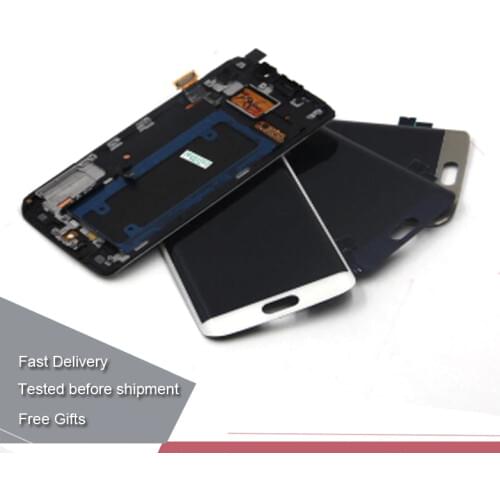For Samsung Galaxy s6 edge G925F SM-G925 LCD Screen with Touch Display Digitizer Assembly with Frame Replacement