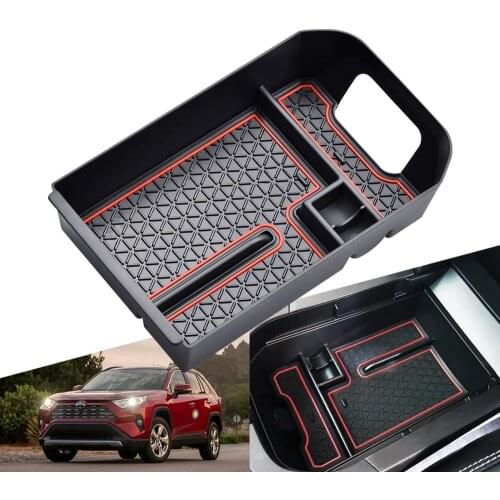 For Toyota Rav4 2019 2020 Accessories Car Central Armrest Storage Box Auto Styling Container Glove Organizer Case