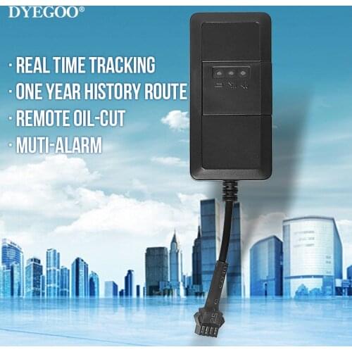 DYEGOO gps tracker car realtime with SIM battery inside vehicle TK110 for vehicle car motorbike Platform APP