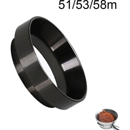 51mm/53mm/58mm Coffee Intelligent Dosing Ring Espresso Barista Aluminum Powder Universal Coffee Tools