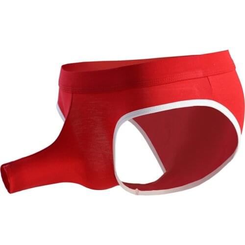 Mens Underwear Sexy Bikini Briefs Gay Elephant Nose Panty Jockstrap Underwear Male Modal Cueca Ropa Interior Hombre Underpants