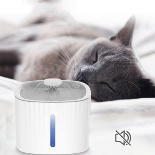 NHBR Cat Water Fountain 3L Pet Automatic Pet Water Fountain with Intelligent Pump and LED Indicator for Water Shortage Alert