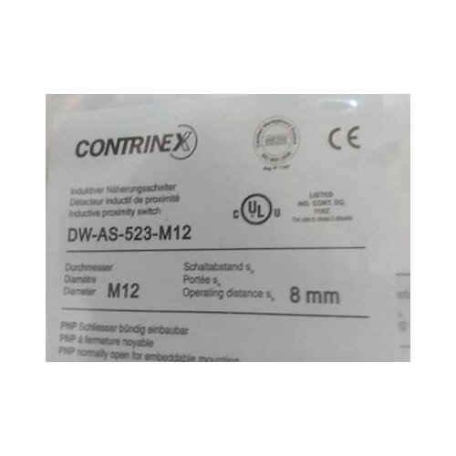 NEW Contrinex DW-AS-523-M12 #exp