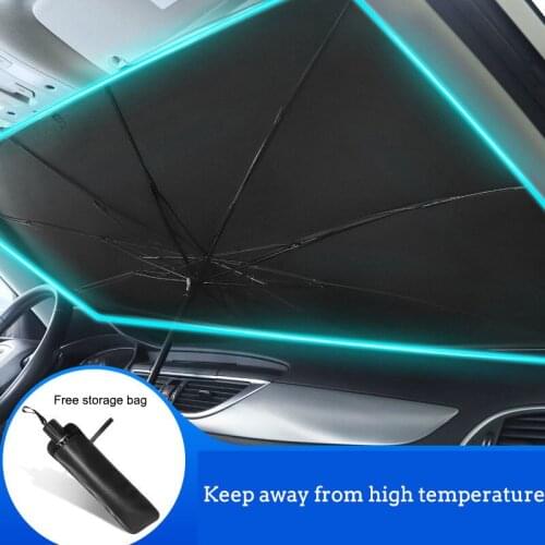 Foldable Car Windshield Sunshade Umbrella Auto Front Window Sun Shade Covers Heat Insulation UV Protection Parasol Accessories
