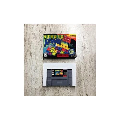 Tetris Attack - USA Version Action Game Card With Retail Box