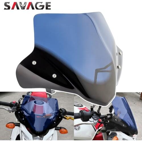 Windshield Pare-brise For YAMAHA XJ6 N 2009-2016 11 12 13 14 15 XJ6N XJ 6 Naked Motorcycle Accessories Windscreen Wind Deflector