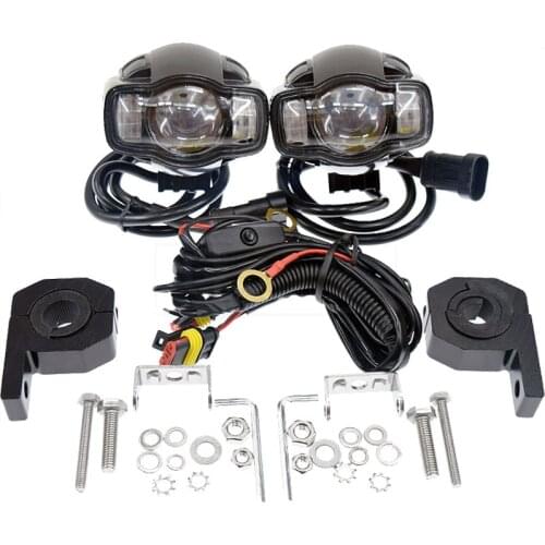 20W 2000LM CE Motorcycle Waterproof Fog Lamp Assembly Moto DC 9-85 V LED Head Light Spotlight For Car ATV
